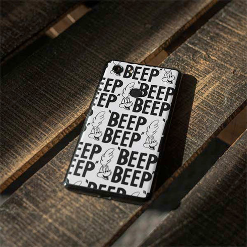 Looney Tunes Road Runner Beep Grid Google Pixel 3 Skin